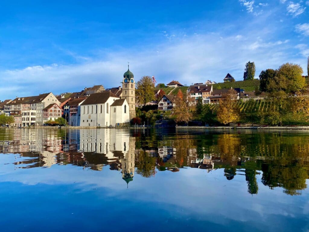 Eglisau Kirche am Rhein